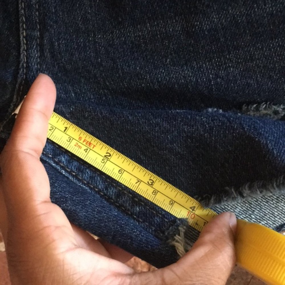 Levi’s 511 Cutoffs Denim Shorts High Rise - Picture 8 of 9